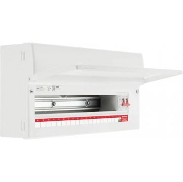 CF22MS19 Surface Mounted 22 Module, 19 Ways with 100A Main Switch and Type 2 SPD Consumer Unit