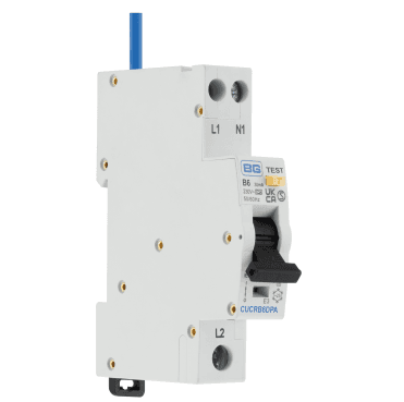 CUCRB6DPA Bidirectional 6A B-Curve RCBO Type A, 2 Pole, 1 Module