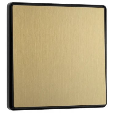 PCDSB13EB Screwless Single Intermediate Switch in Satin Brass