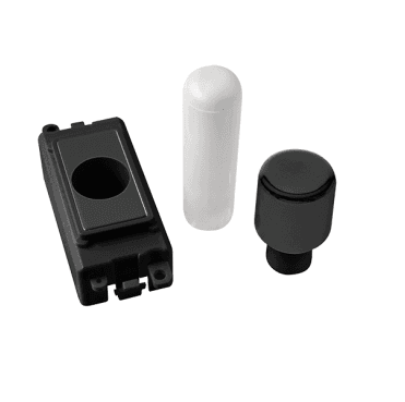 GM050BKMB 1 Module Dimmer Mounting Kit in Matt Black