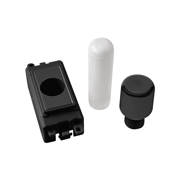 Click Switches and Sockets GM150BKMB 2 Module Dimmer Mounting Kit in Matt Black
