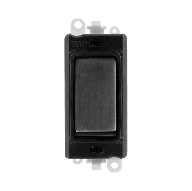 Click Switches and Sockets GM2001BKBZ 20A 1W Switch Module in Matt Bronze