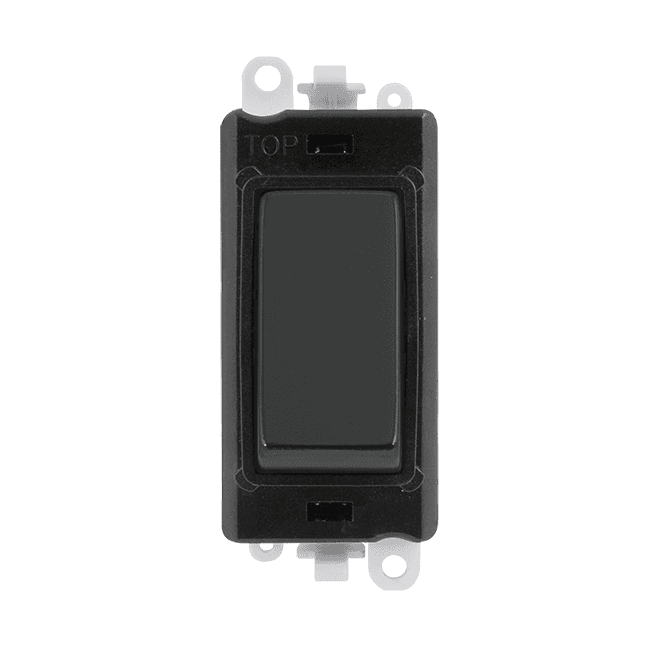 Click Switches and Sockets GM2001BKMB 20A 1W Switch Module in Matt Black