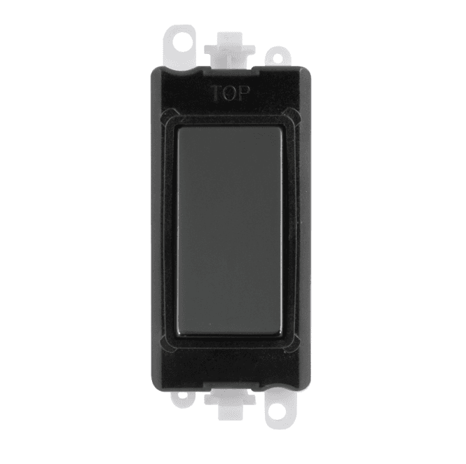 Click Switches and Sockets GM2008BKBN Blank Module in Black Nickel
