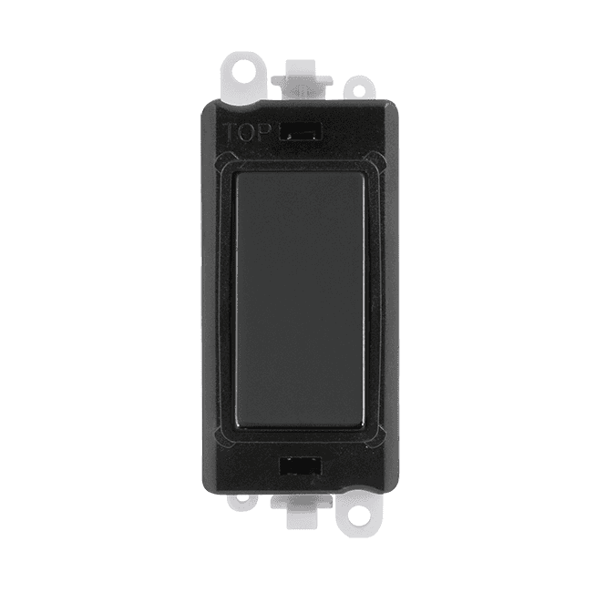Click Switches and Sockets GM2008BKMB Blank Module in Matt Black