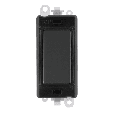 GM2008BKMB Blank Module in Matt Black