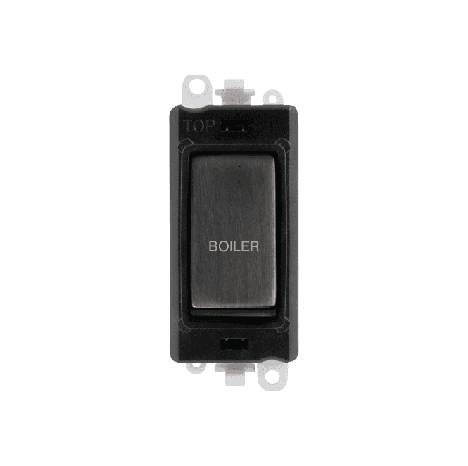 Click Switches and Sockets GM2018BKBZ-BL 20A DP Switch Module Marked 