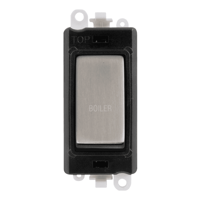 Click Switches and Sockets GM2018BKSS-BL 20A DP Switch Module marked 