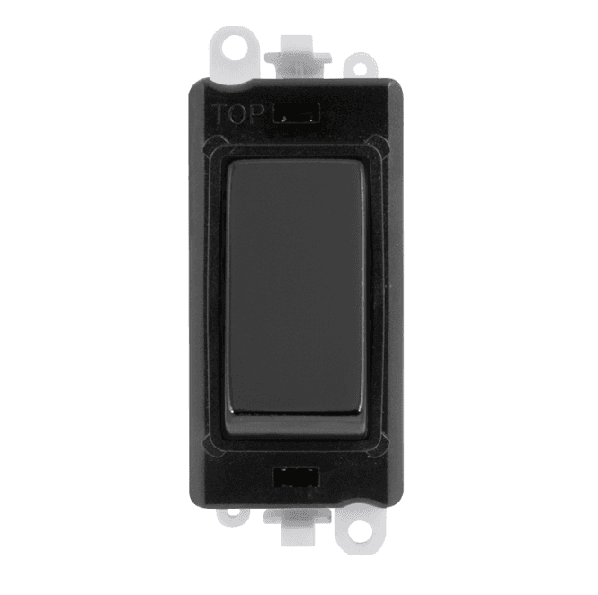 Click Switches and Sockets GM2028BKBN 20A Intermediate Switch Module in Black Nickel