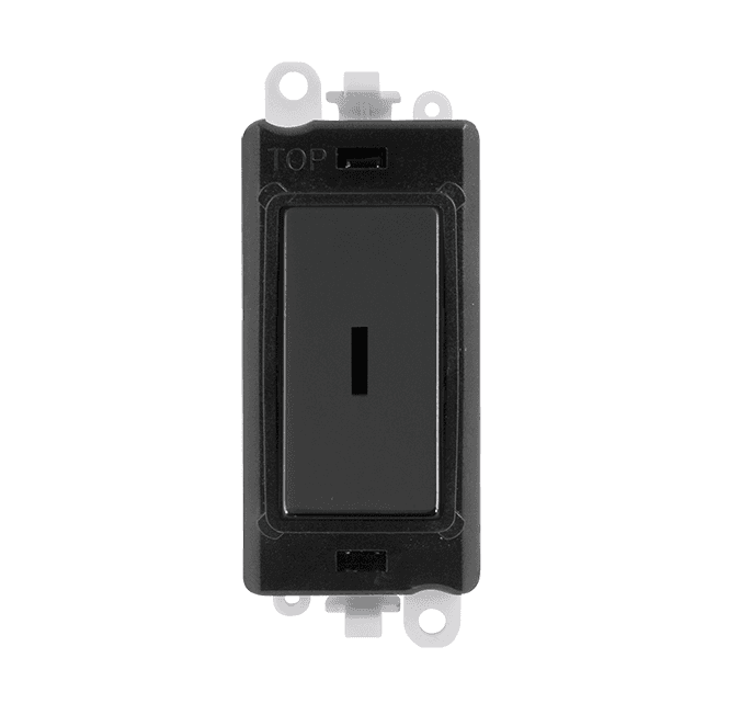 Click Switches and Sockets GM2029BKMB 20A Intermediate Keyswitch Module in Matt Black