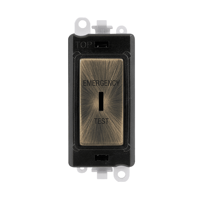 Click Switches and Sockets GM2046BKABET 20A DP Keyswitch Module marked 