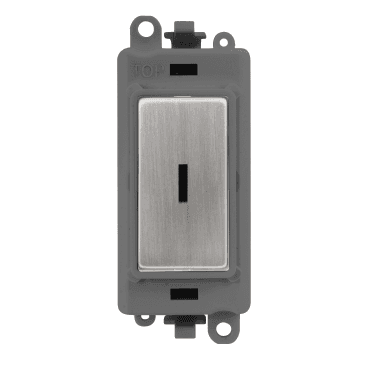 GM2046GYSS 20A DP Keyswitch Module with Grey Insert in Stainless Steel