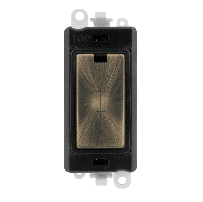 Click Switches and Sockets GM2047BKAB 13A Fused Connection Module in Antique Brass