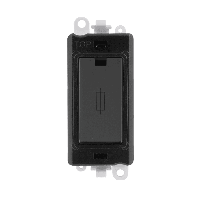 Click Switches and Sockets GM2047BKMB 13A Fused Connection Module in Matt Black