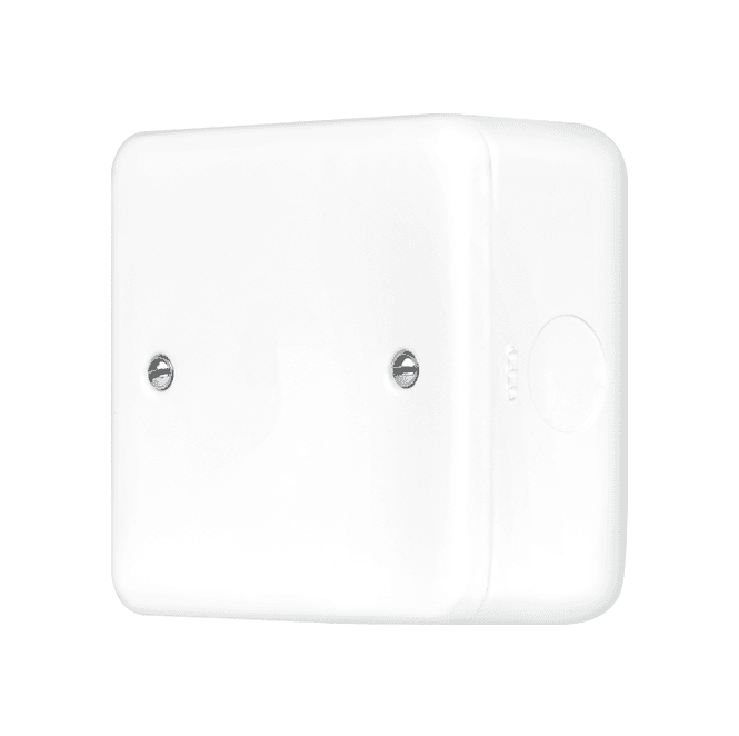 Click Switches and Sockets MCP060PW Metal Clad 1G Blank Plate in White