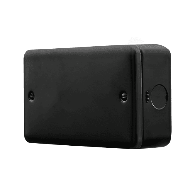 Click Switches and Sockets MCP061BK Metal Clad 2G Blank Plate in Black