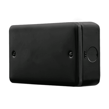 MCP061BK Metal Clad 2G Blank Plate in Black
