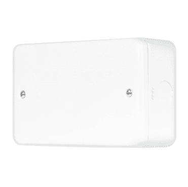 MCP061PW Metal Clad 2G Blank Plate in White