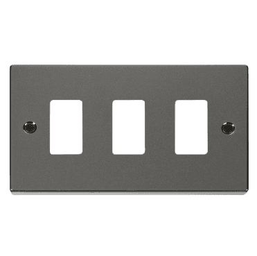 VPBN20403 3G Grid Faceplate in Black Nickel