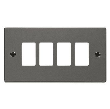 VPBN20404 4G Grid Faceplate in Black Nickel
