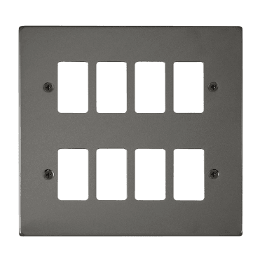 VPBN20508 8G Grid Faceplate in Black Nickel