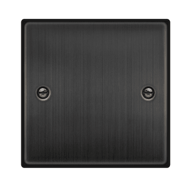 VPBZ060 Decorative 1G Blanking Plate in Matt Bronze