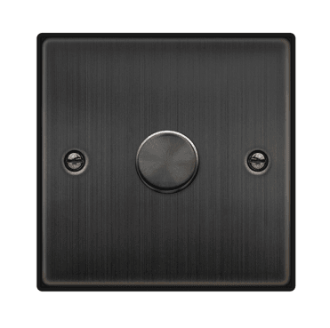 VPBZ161 Decorative 1G 100W LED Dimmer Switch in Matt Bronze