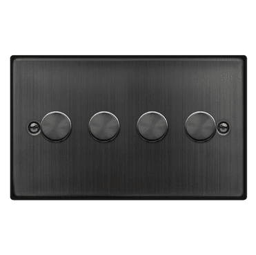 VPBZ164 Decorative 4G 100W LED Dimmer Switch in Matt Bronze