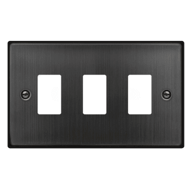 VPBZ20403 3G Grid Faceplate in Matt Bronze