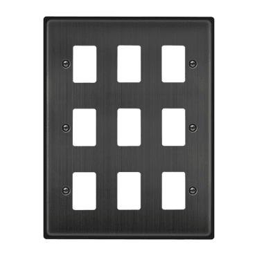 VPBZ20509 9G Grid Faceplate in Matt Bronze