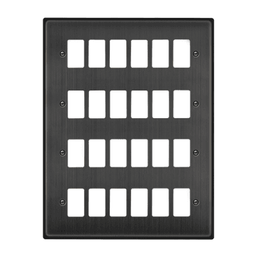 VPBZ20524 24G Grid Faceplate in Matt Bronze
