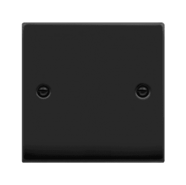 VPMB060 Decorative 1G Blanking Plate in Matt Black