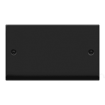 VPMB061 Decorative 2G Blanking Plate in Matt Black