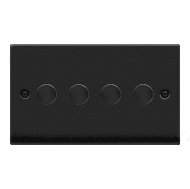 VPMB164 Decorative 4G 100w LED Dimmer Switch in Matt Black