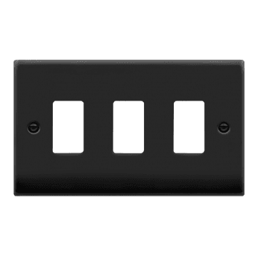 VPMB20403 3G Grid Faceplate in Matt Black