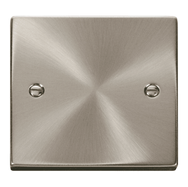 VPSC060 Decorative 1G Blanking Plate in Satin Chrome