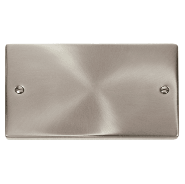 VPSC061 Decorative 2G Blanking Plate in Satin Chrome