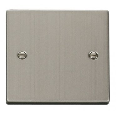VPSS060 Decorative 1G Blanking Plate in Stainless Steel