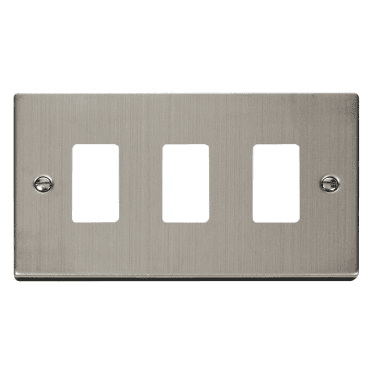 VPSS20403 3G Grid Faceplate in Stainless Steel