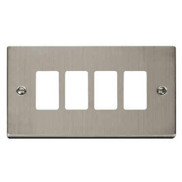 VPSS20404 4G Grid Faceplate in Stainless Steel