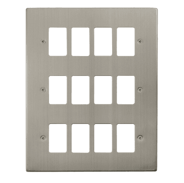 VPSS20512 12G Grid Faceplate in Stainless Steel