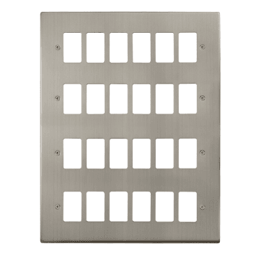 VPSS20524 24G Grid Faceplate in Stainless Steel