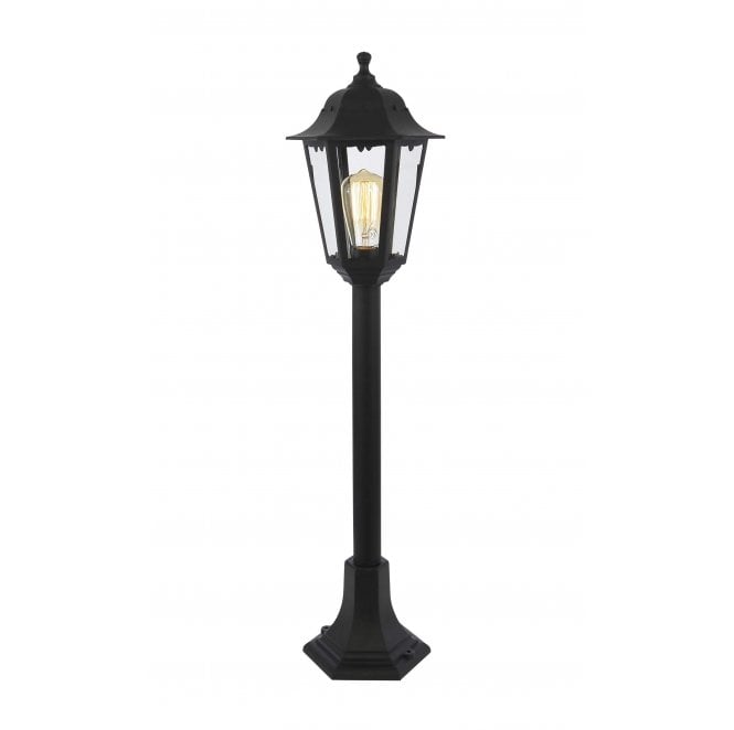 Coast CZ-25148-BLK Bianca Outdoor IP44 Post Lantern with 3 Adustable Heights in a Black Finish