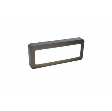 CZ-29191-ATR Breeze Outdoor IP65 Rectangular Surface Guide Light in an Anthracite Finish
