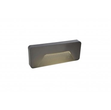 CZ-29192-ATR Breez Outdoor IP65 Rectangular Surface Guide Light in an Anthracite Finish