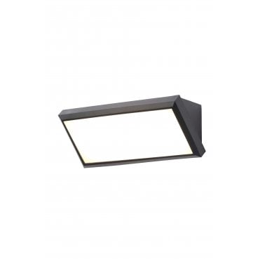 CZ-31746-BLK Luton Outdoor IP55 12w LED 4000k (Cool White) Wedge in a Black Finish