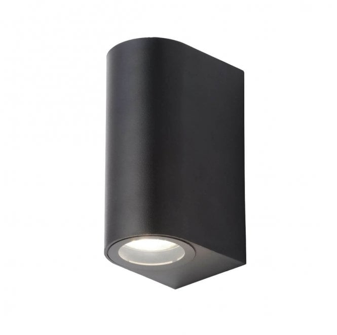Coast CZ-35705-BLK Iona Outdoor IP44 Up Down Wall Light in a Black Finish