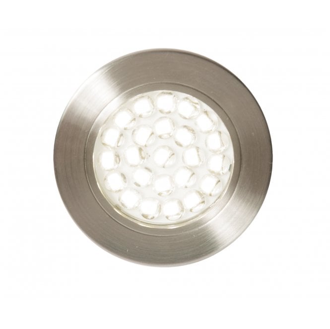 Culina CUL-21624 Pozza Recessed Under Cabinet Light in 1.5w LED 4000K ( Cool White) in a Brushed Satin Nickel Finish
