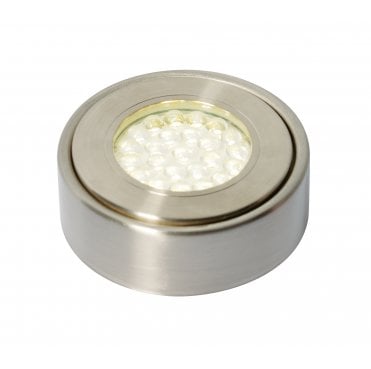 CUL-25318 Laghetto Under Cabinet Light in 1.5w LED 3000K ( Warm White) in a Brushed Satin Nickel Finish
