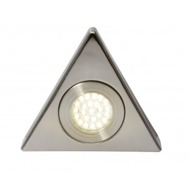 CUL-25319 Fonte Under Cabinet Light in 1.5w LED 6000k (Daylight) in a Brushed Satin Nickel Finish